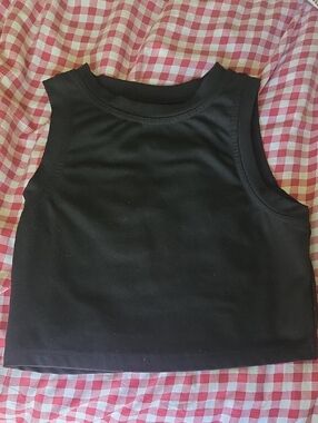 DSG Black Cropped Tank Top